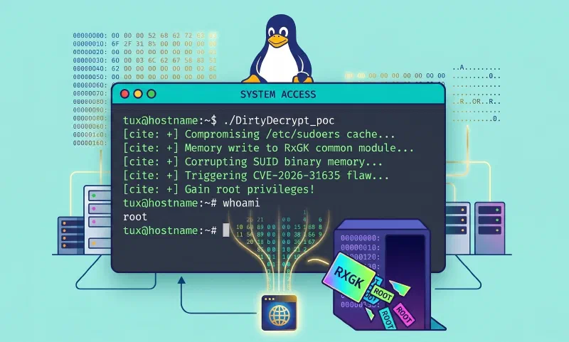 CVE-2026-31635 'DirtyDecrypt': Vulnerabilidad de Escalada de Privilegios en el Kernel de Linux y Disponibilidad de su PoC